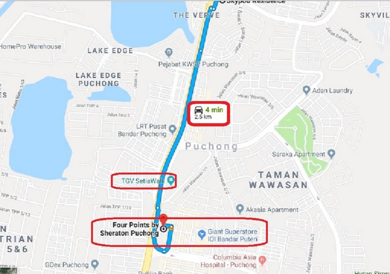 Puchong Cozy Sky.pod | 1-5pax | Walk dis IOI Mall Zewnętrze zdjęcie