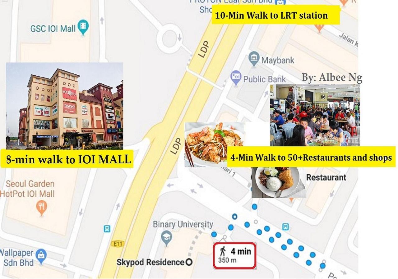 Puchong Cozy Sky.pod | 1-5pax | Walk dis IOI Mall Zewnętrze zdjęcie